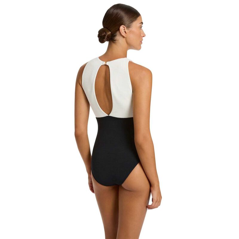 Jets Cut Out High Neck 1Pce image number 1